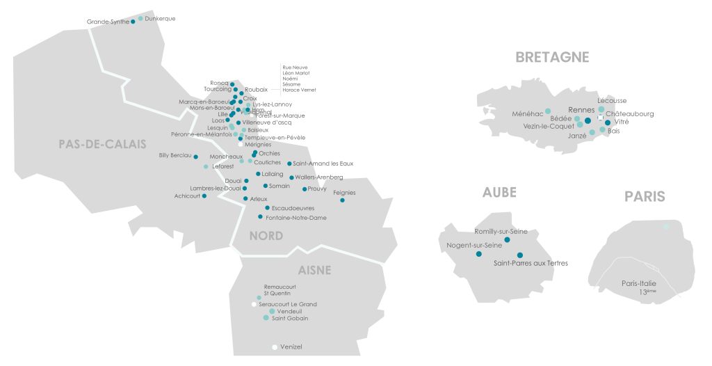carte des crèches et micro-crèche 2025