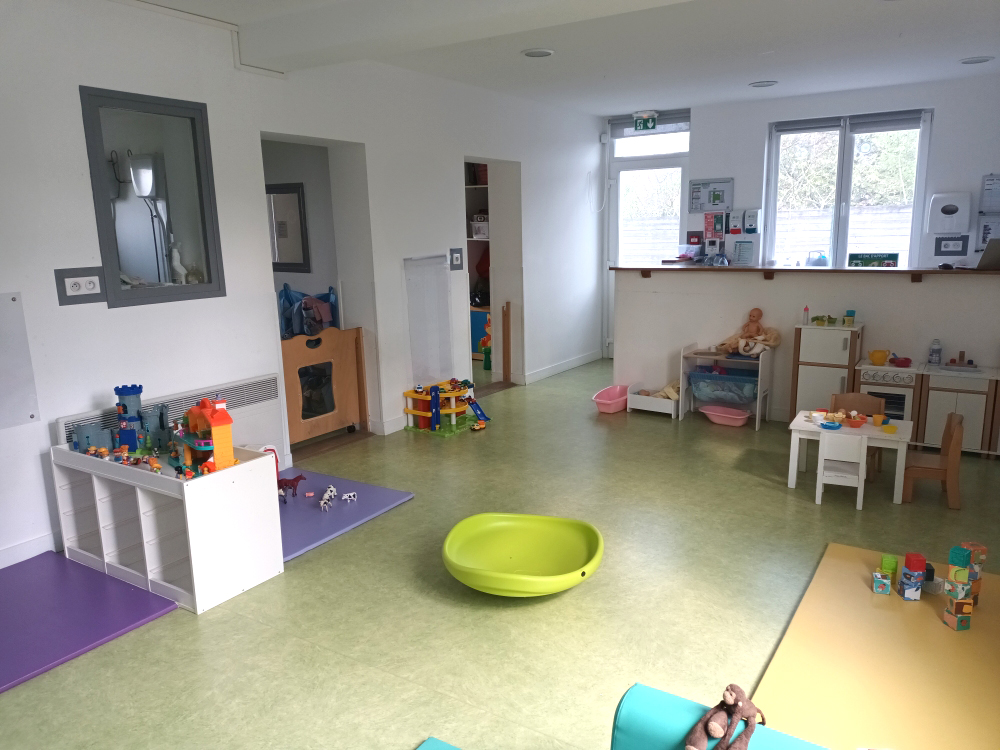 salle de vie de la micro-crèche de Moncheaux