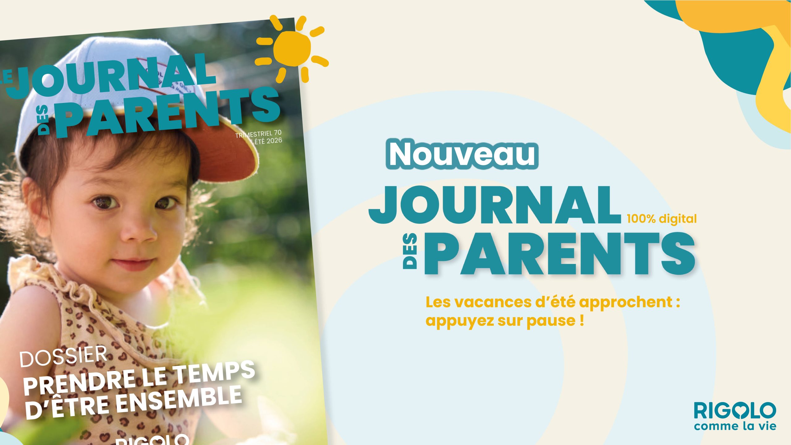 nouveau journal des parents ETE 2026 _ Rigolo Comme La Vie