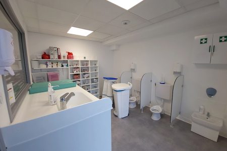 Salle de bain dans la crèche à Achicourt