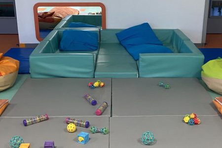 Espace jeu dans la crèche à Douai