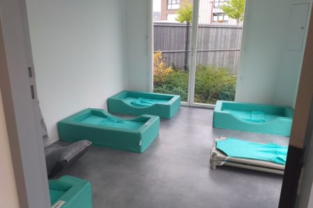 Dortoir dans la micro-crèche à Orchies