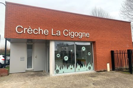 Façade de la crèche à Péronne en Méantois