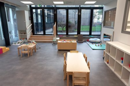 espace de vie dans la micro crèche de Paris, Place d'Italie