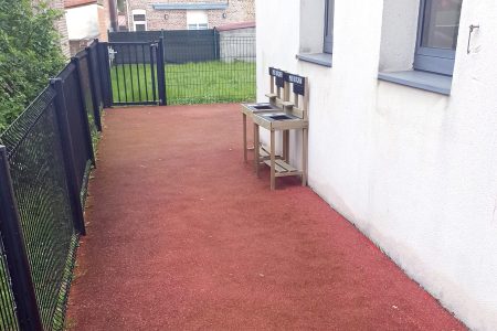 terrasse de la crèche Escaudoeuvres