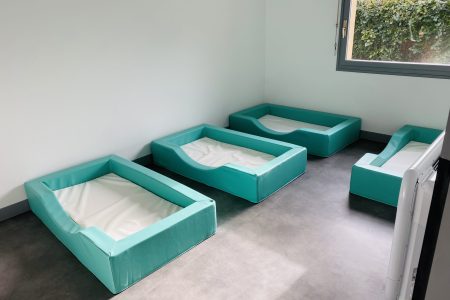 dortoir dans la crèche à Bédée