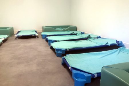 lits dans la crèche à Lambres lez Douai