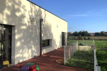 extérieur de la crèche à Lambres-Lez-Douai