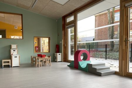Parcours motricité dans la Crèche à Marcq en Baroeul La Buissonnière, Rigolo Comme La Vie