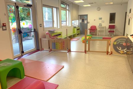 intérieur de la crèche à Mons en Baroeul