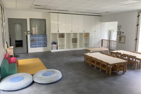 intérieur de la crèche à Nogent-sur-Seine