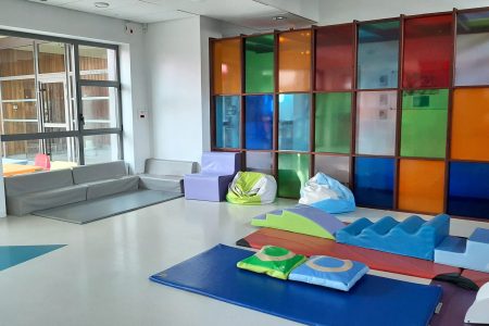 Intérieur de la crèche à Roncq