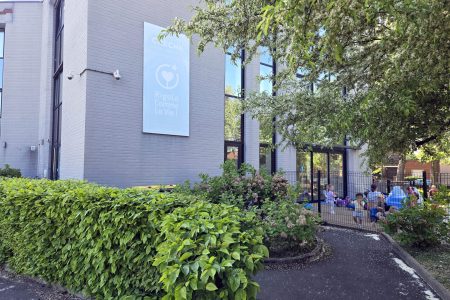 Vue extérieur de la crèche Roubaix Léon Marlot