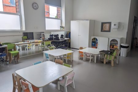 intérieur dans la crèche à Roubaix, Roubaix - Noémi