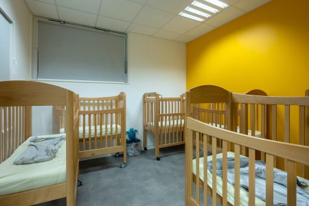 dortoir dans la crèche à Templeuve