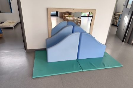 toboggan dans la crèche à Tourcoing