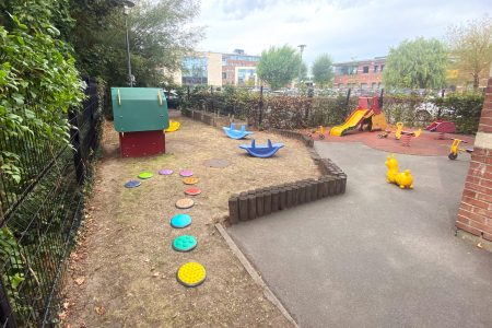 Jardin de la crèche à Wasquehal