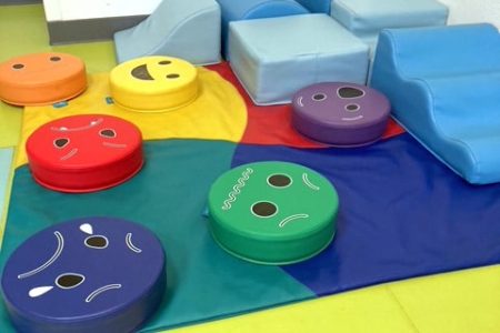 parcours motricité dans la crèche à Arleux