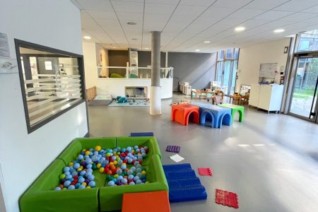 Espaces motricités de la crèche de Roubaix rue Neuve