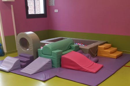 parcours motricité de la crèche Escaudoeuvres