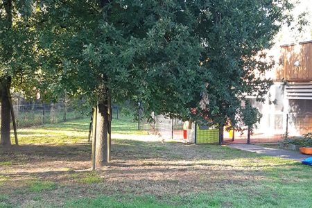 jardin de la crèche à Feignies
