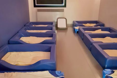 dortoir dans la crèche à Grande Synthe
