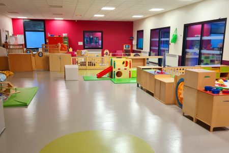 intérieur de la crèche à Grande Synthe