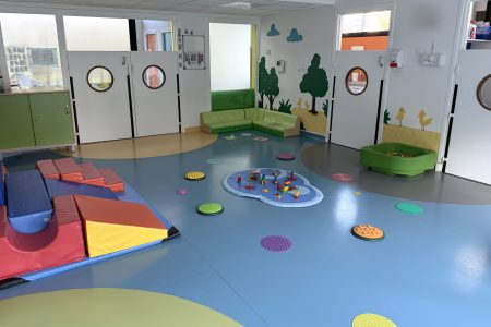 Intérieur de la crèche à Loos