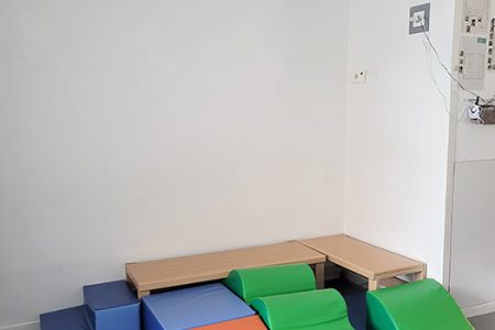 Parcours motricité dans la micro-crèche à Hem